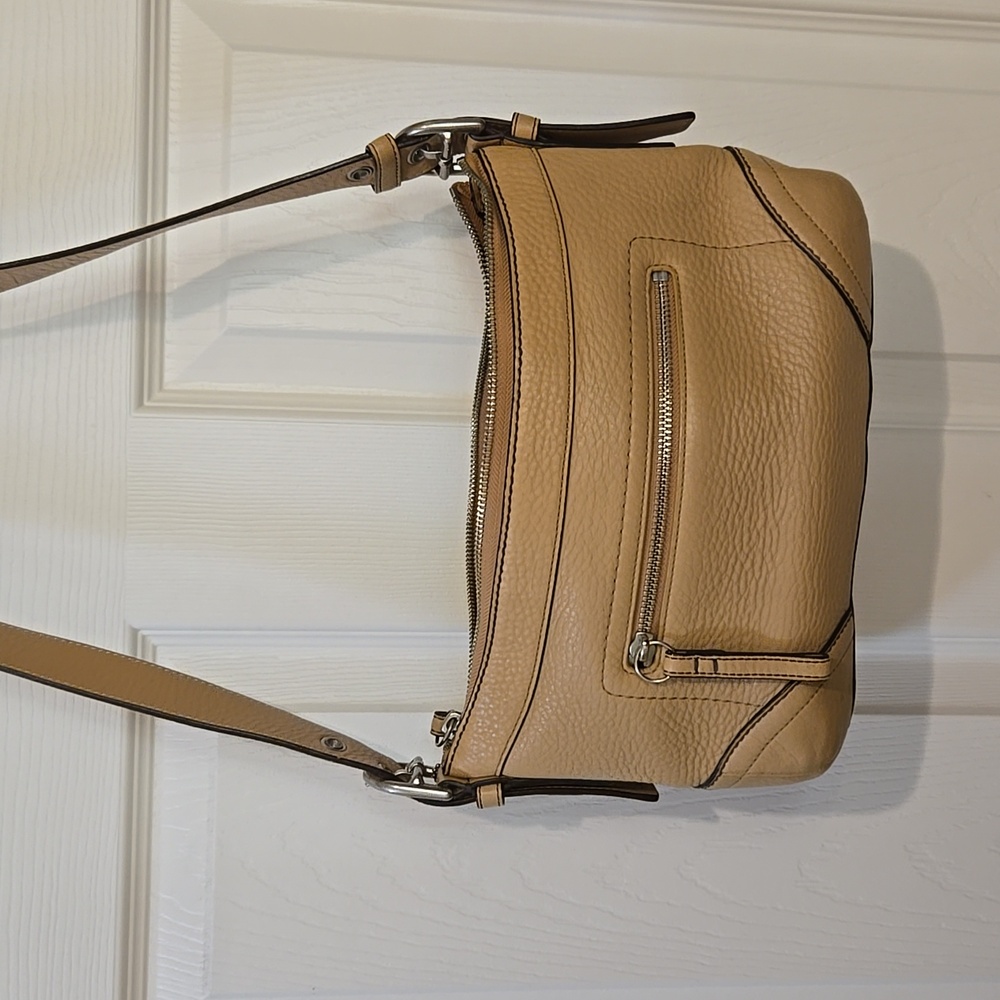 Coach Camel Tan And Silver Hardware - Picture 1 of 8